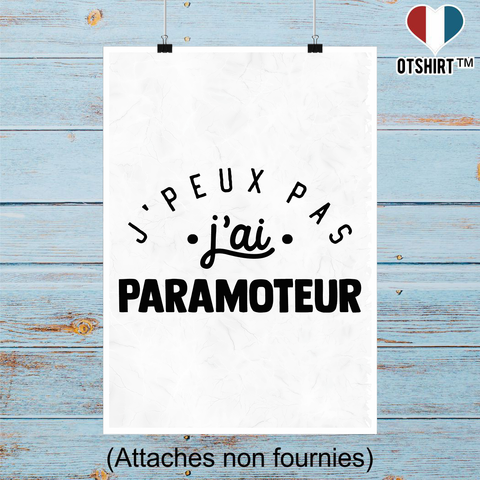 Affiche j'peux pas j'ai paramoteur 2