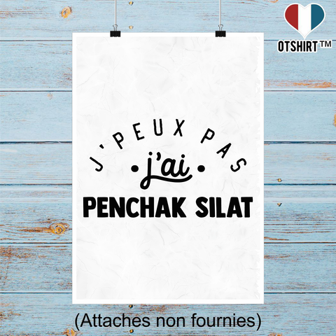 Affiche j'peux pas j'ai penchak silat 2