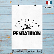 Affiche j'peux pas j'ai pentathlon 2