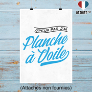 Affiche j'peux pas j'ai planche à voile
