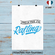 Affiche j'peux pas j'ai rafting