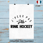 Affiche j'peux pas j'ai rink hockey 2