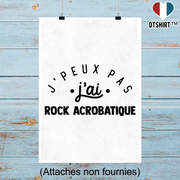 Affiche j'peux pas j'ai rock acrobatique 2