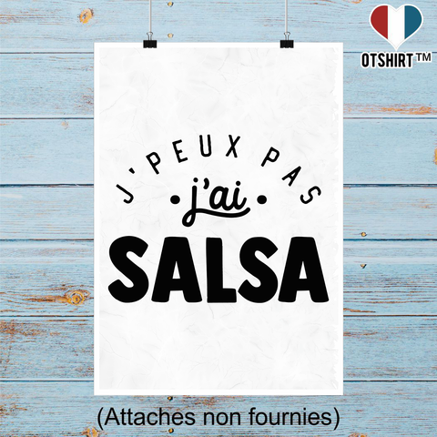 Affiche j'peux pas j'ai salsa 2