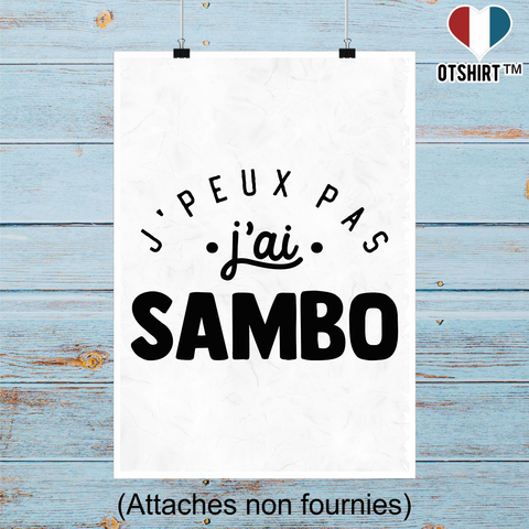 Affiche j'peux pas j'ai sambo 2