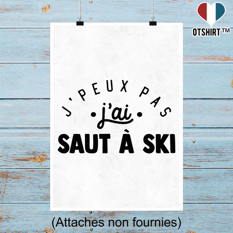Affiche j'peux pas j'ai saut à ski 2