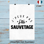 Affiche j'peux pas j'ai sauvetage 2