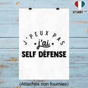 Affiche j'peux pas j'ai self défense 2