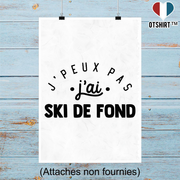 Affiche j'peux pas j'ai ski de fond 2