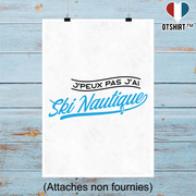 Affiche j'peux pas j'ai ski nautique