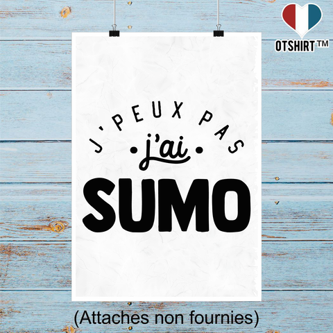 Affiche j'peux pas j'ai sumo 2