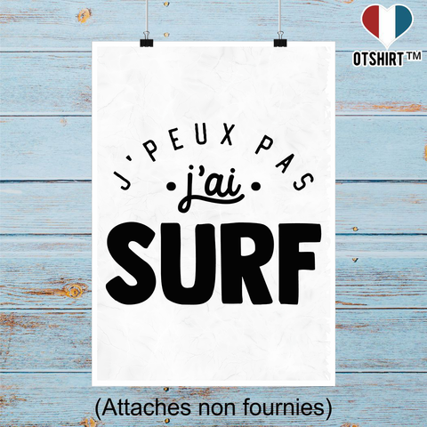 Affiche j'peux pas j'ai surf 2