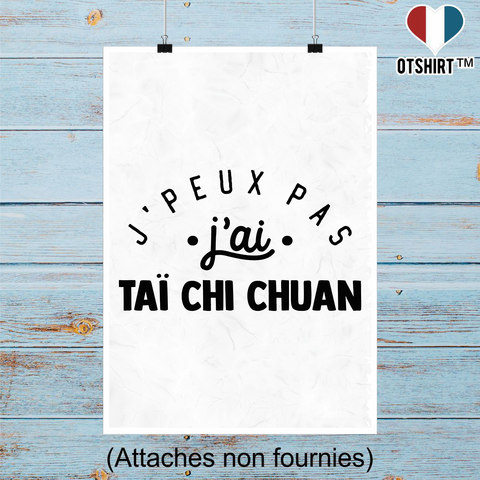 Affiche j'peux pas j'ai taï chi chuan 2