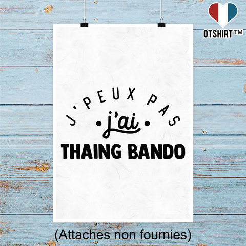 Affiche j'peux pas j'ai thaing bando 2