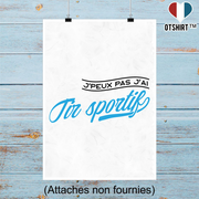 Affiche j'peux pas j'ai tir sportif