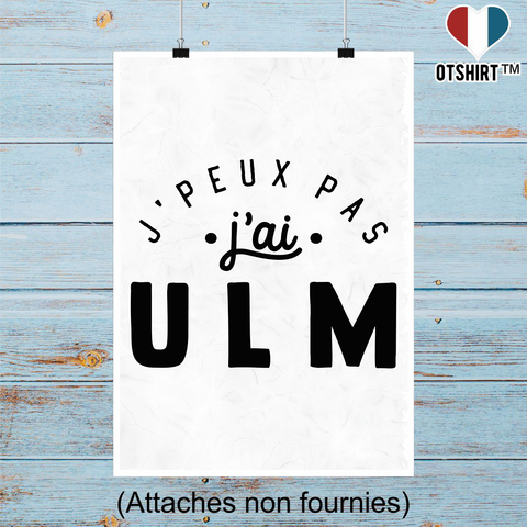 Affiche j'peux pas j'ai ulm 2