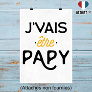 Affiche j'vais être papy