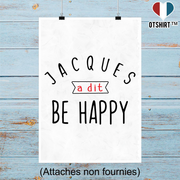 Affiche jacques a dit be happy