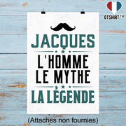Affiche jacques l'homme le mythe la légende