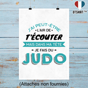 Affiche je fais du judo