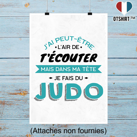 Affiche je fais du judo