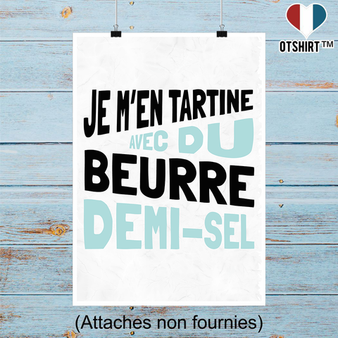 Affiche je m'en tartine