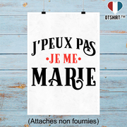 Affiche je me marie