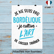 Affiche je ne suis pas bordélique