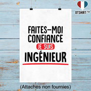 Affiche je suis ingénieur