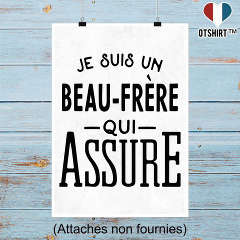 Affiche je suis un beau-frère qui assure