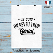 Affiche je suis un neveu trop génial