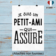 Affiche je suis un petit-ami qui assure