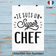 Affiche je suis un super chef