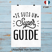 Affiche je suis un super guide