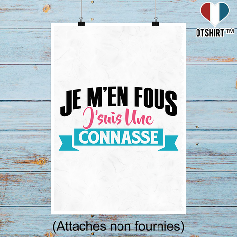 Affiche je suis une connasse