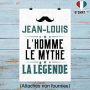 Affiche jean-louis l'homme le mythe la légende