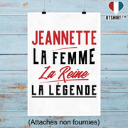 Affiche jeannette la femme la reine la légende