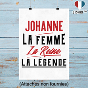 Affiche johanne la femme la reine la légende