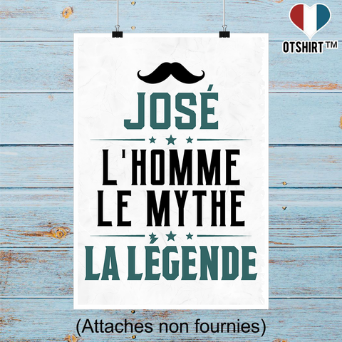 Affiche josé l'homme le mythe la légende
