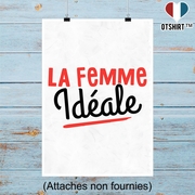 Affiche la femme idéale