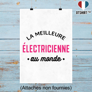 Affiche la meilleure électricienne au monde
