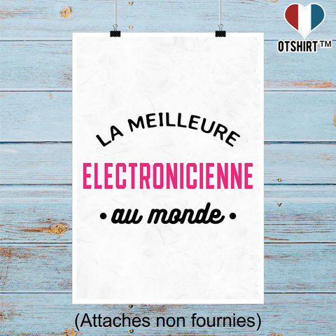 Affiche la meilleure électronicienne au monde