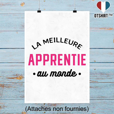 Affiche la meilleure apprentie au monde