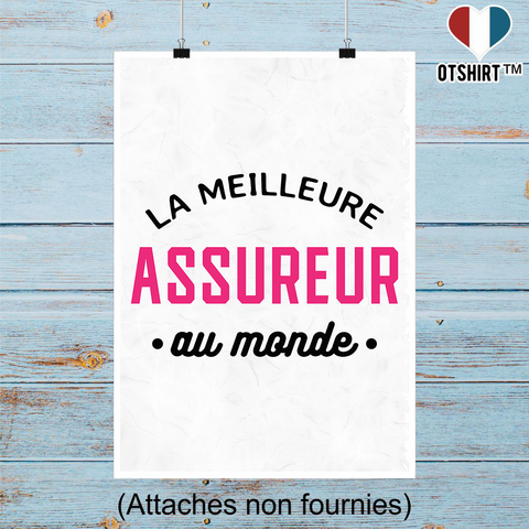 Affiche la meilleure assureur au monde