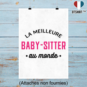 Affiche la meilleure baby-sitter au monde