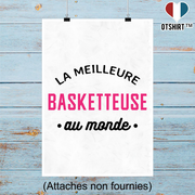 Affiche la meilleure basketteuse au monde