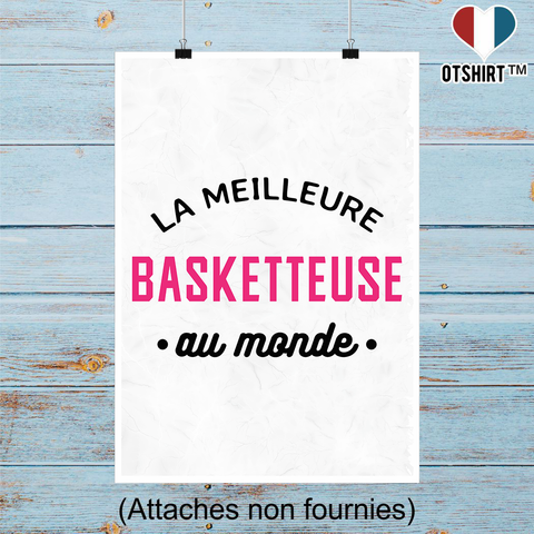 Affiche la meilleure basketteuse au monde