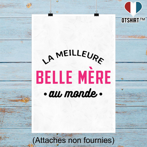 Affiche la meilleure belle mère au monde