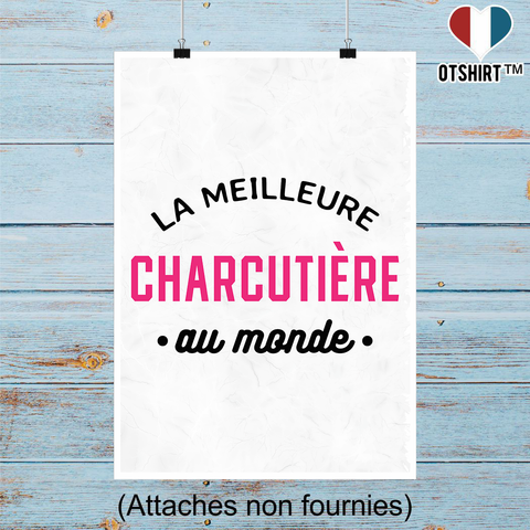 Affiche la meilleure charcutière au monde