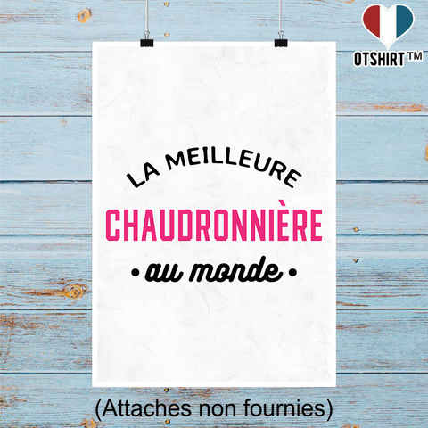 Affiche la meilleure chaudronnière au monde